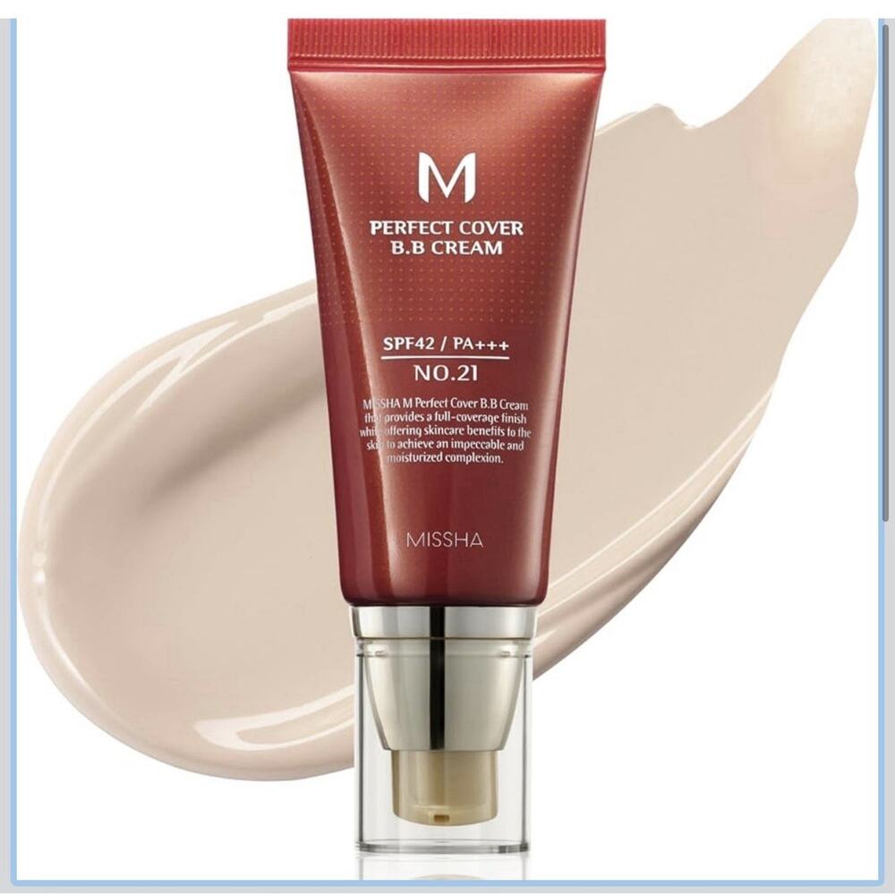 NEW MISSHA M Perfect Cover BB Cream SPF 42 No.21 Light Beige